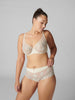 Soutien-gorge avec armatures décolleté plongeant - Beige Topaze