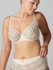Soutien-gorge avec armatures décolleté plongeant - Beige Topaze