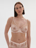 Soutien-gorge avec armature décolleté plongeant - Rose Nude