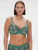 Soutien-gorge avec armature décolleté plongeant - Vert Garden