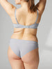 Soutien-gorge triangle emboitant décolleté plongeant - Gris secret