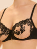 Balconette bh - Zwart Tatoo