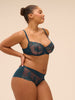 Soutien-gorge corbeille - Bleu Prestige