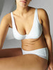 Soutien-gorge avec armatures décolleté plongeant - Blanc