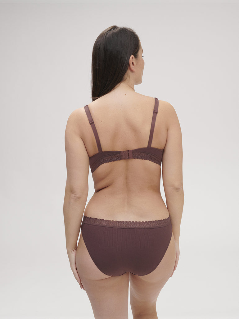 Soutien-gorge avec armatures décolleté plongeant - Byzantin