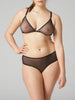 Soutien-gorge triangle sans-armatures - Noir