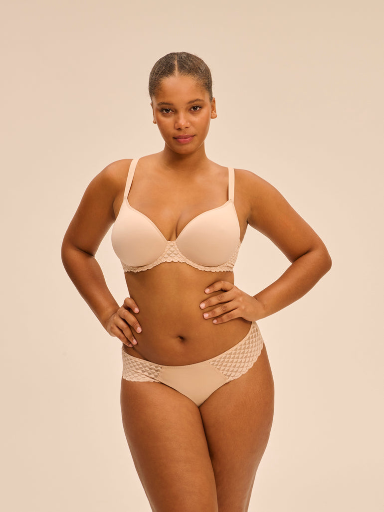 Soutien-gorge spacer décolleté plongeant - Peau Rosée