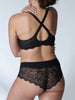 Soutien-gorge emboitant pour poitrine généreuse - Noir