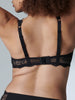 Soutien-gorge triangle avec armatures - Noir