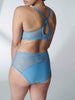 Culotte taille haute - Bleu Himalaya