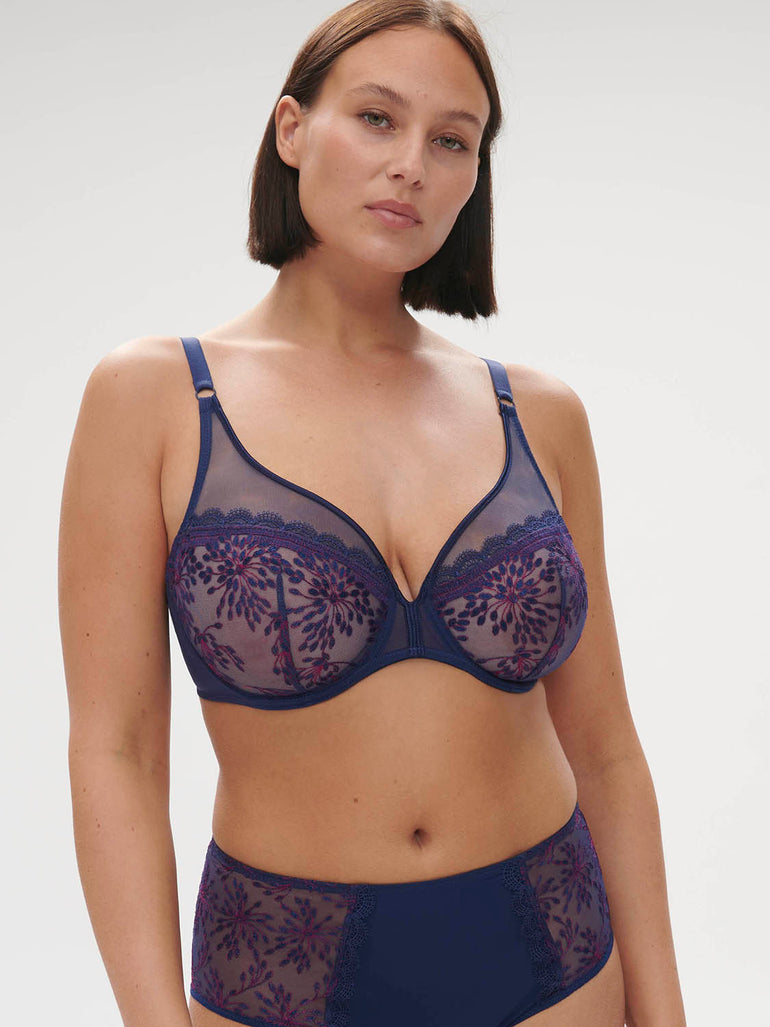 Soutien-gorge avec armature décolleté plongeant - Midnight