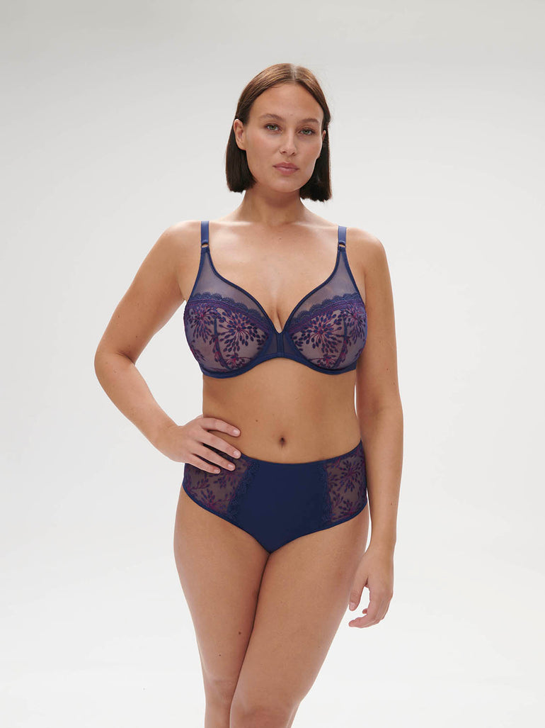 Soutien-gorge avec armature décolleté plongeant - Midnight