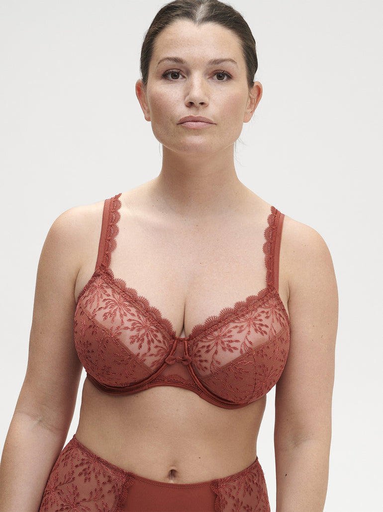 Soutien-gorge avec armatures emboitant - Terre de Sienne