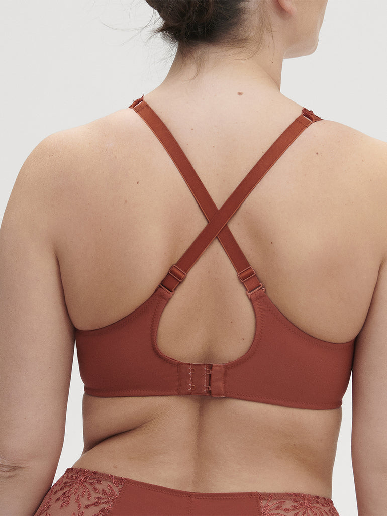 Soutien-gorge avec armatures emboitant - Terre de Sienne