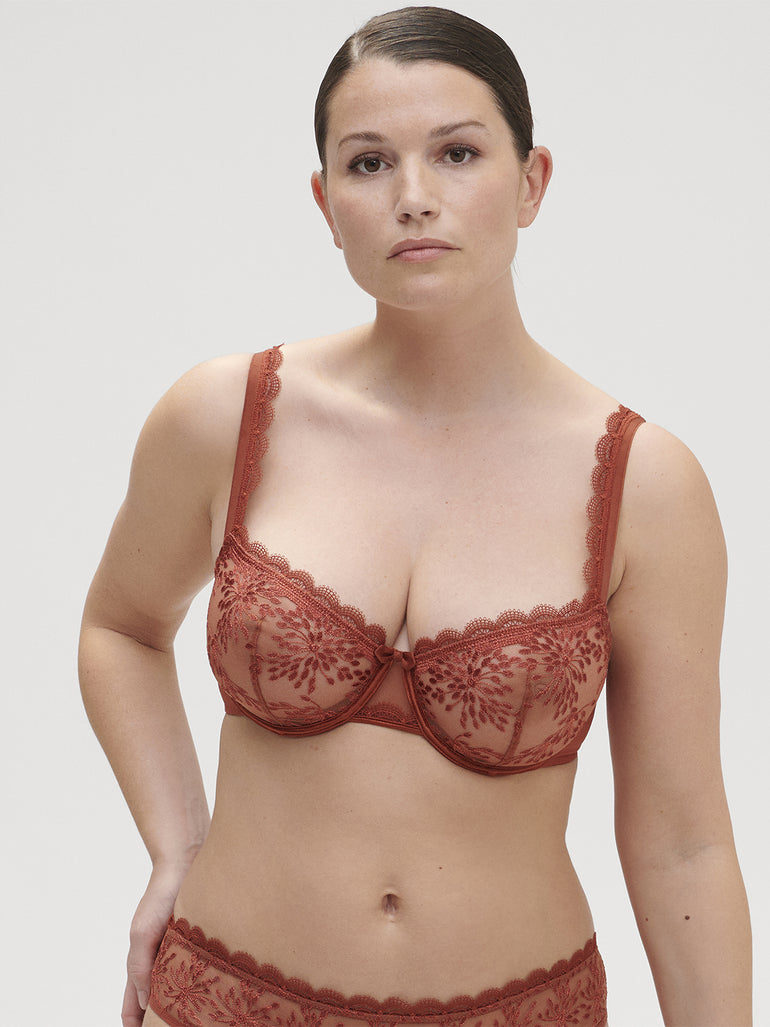 Soutien-gorge corbeille - Terre de Sienne