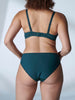 Soutien-gorge triangle emboitant décolleté plongeant - Vert Anglais