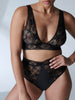 Soutien-gorge triangle sans-armatures - Noir