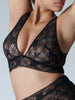 Soutien-gorge triangle sans-armatures - Noir