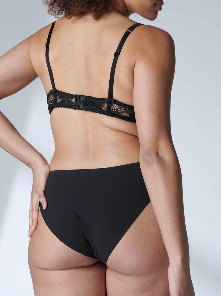 Soutien-gorge corbeille - Noir