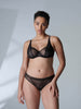 Soutien-gorge avec armature decollete - Noir