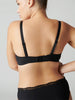 Soutien-gorge triangle emboitant décolleté plongeant - Noir