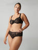 Soutien-gorge corbeille - Noir