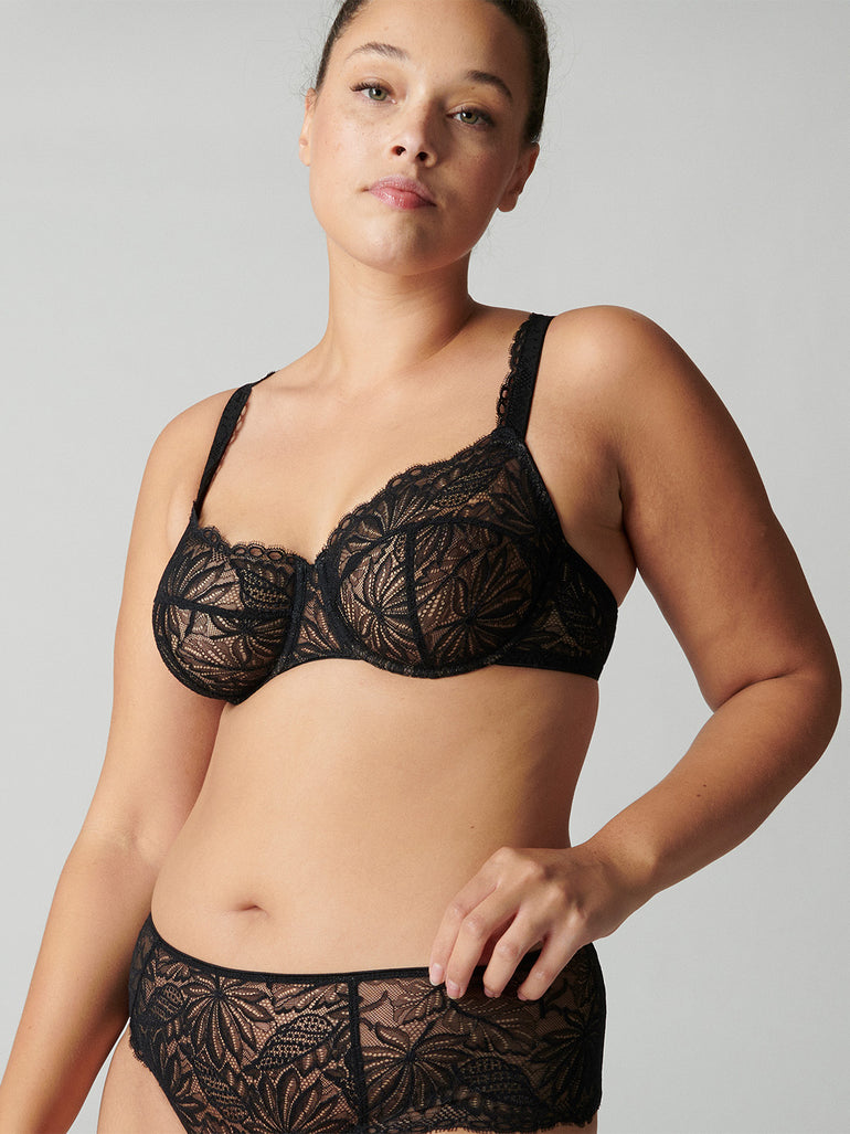 Soutien-gorge corbeille - Noir