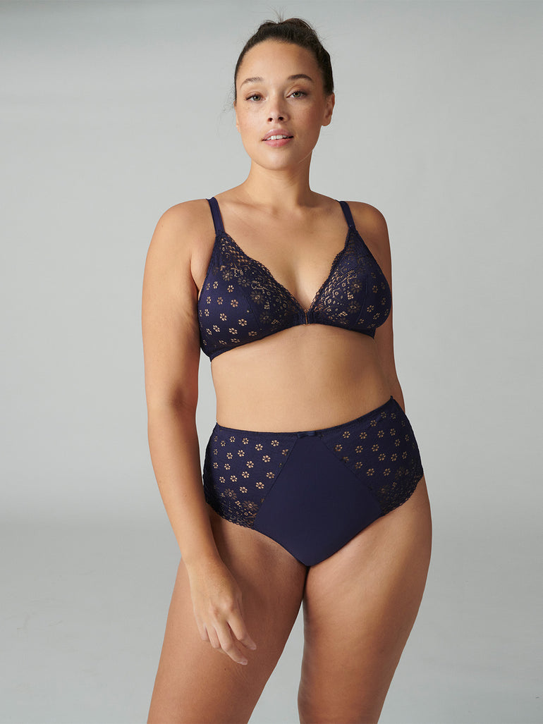 Soutien-gorge triangle sans-armatures - Minuit