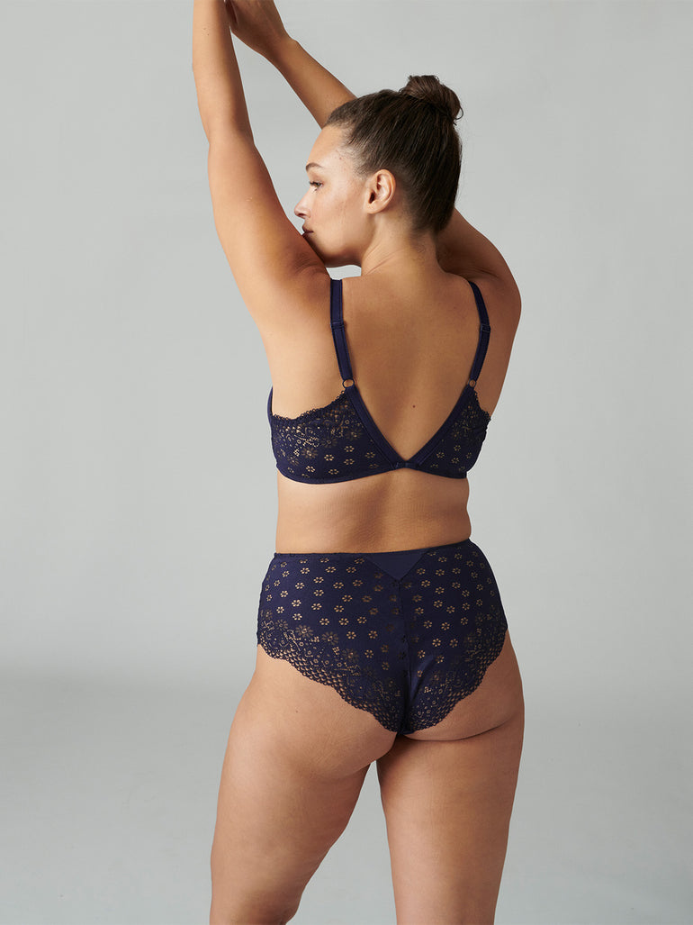 Soutien-gorge triangle sans-armatures - Minuit