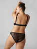 Soutien-gorge push-up triangle - Noir