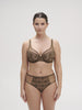 Soutien-gorge avec armatures décolleté plongeant - Vert Nomade