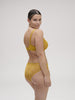 Soutien-gorge armatures décolleté galbé - Golden Yellow