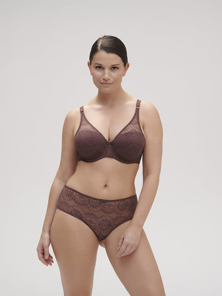 Soutien-gorge décolleté carré en spacer 3D - Byzantin