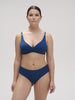 Soutien-gorge triangle sans-armatures - Bleu Poséidon