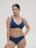 Soutien-gorge triangle sans-armatures - Bleu Poséidon