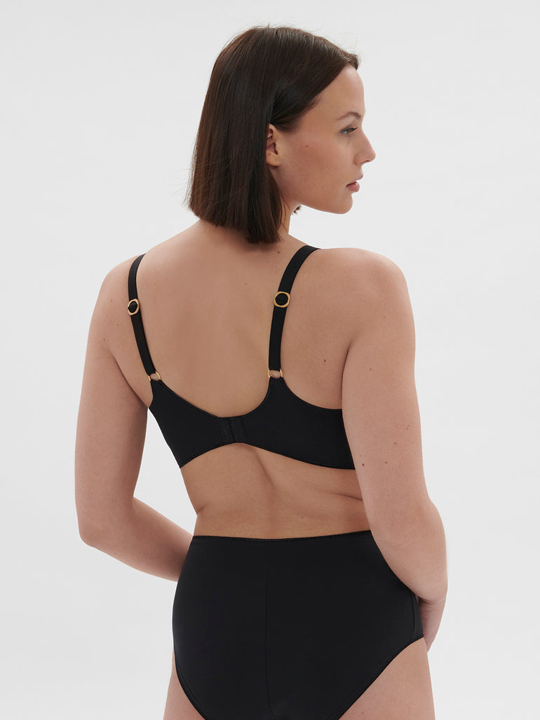 Soutien-gorge avec armatures décolleté - Noir