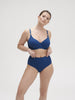 Soutien-gorge avec armatures décolleté - Bleu Poséidon