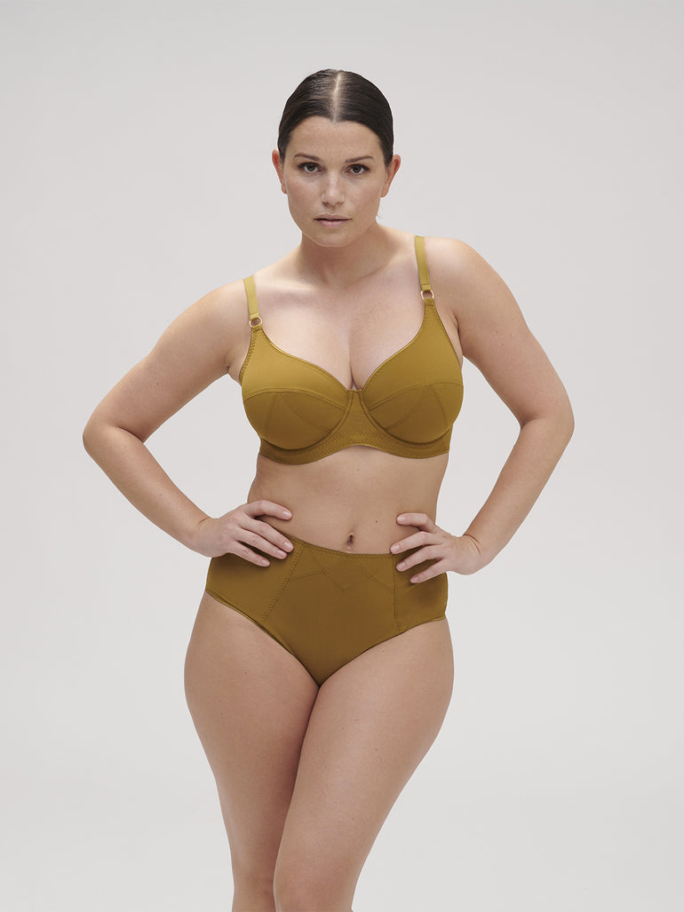 Soutien-gorge avec armatures décolleté - Bronze