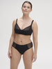 Soutien-gorge sans-armatures structuré - Noir