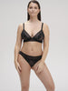 Soutien-gorge triangle sans-armatures - Noir