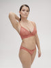 Soutien-gorge triangle sans-armatures - Rose Texas