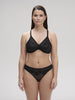 Soutien-gorge triangle avec armatures - Noir