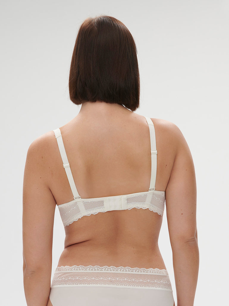 Soutien-gorge avec armatures décolleté - Naturel