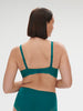 Soutien-gorge avec armatures décolleté - Bleu Pavo