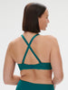 Soutien-gorge avec armatures décolleté - Bleu Pavo