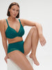 Soutien-gorge avec armatures décolleté - Bleu Pavo
