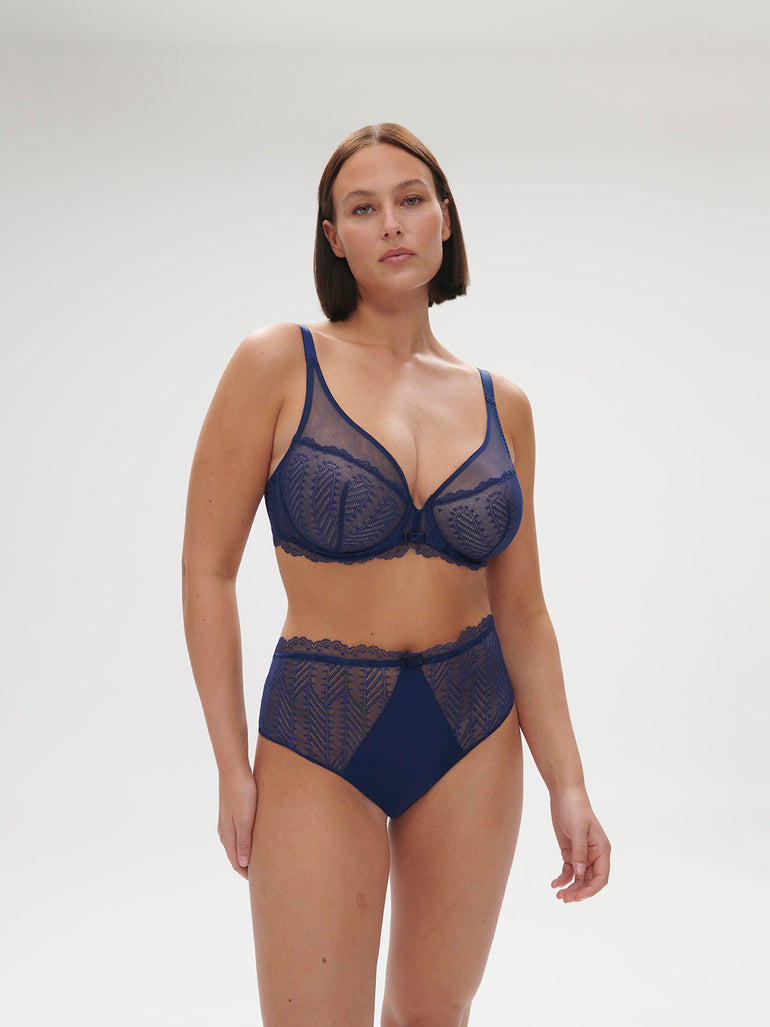 Soutien-gorge avec armature décolleté plongeant - Midnight