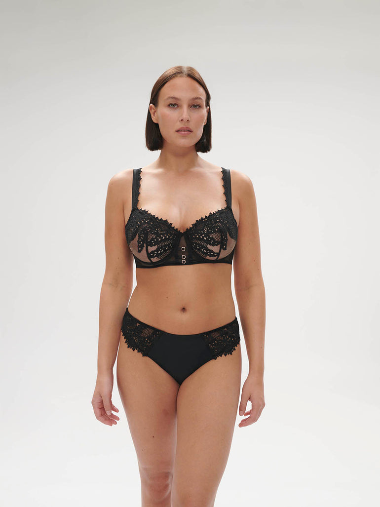 Soutien-gorge corbeille - Noir