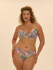 Culotte de bain - Imprimé tropico blanc