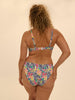 Culotte de bain - Imprimé tropico blanc